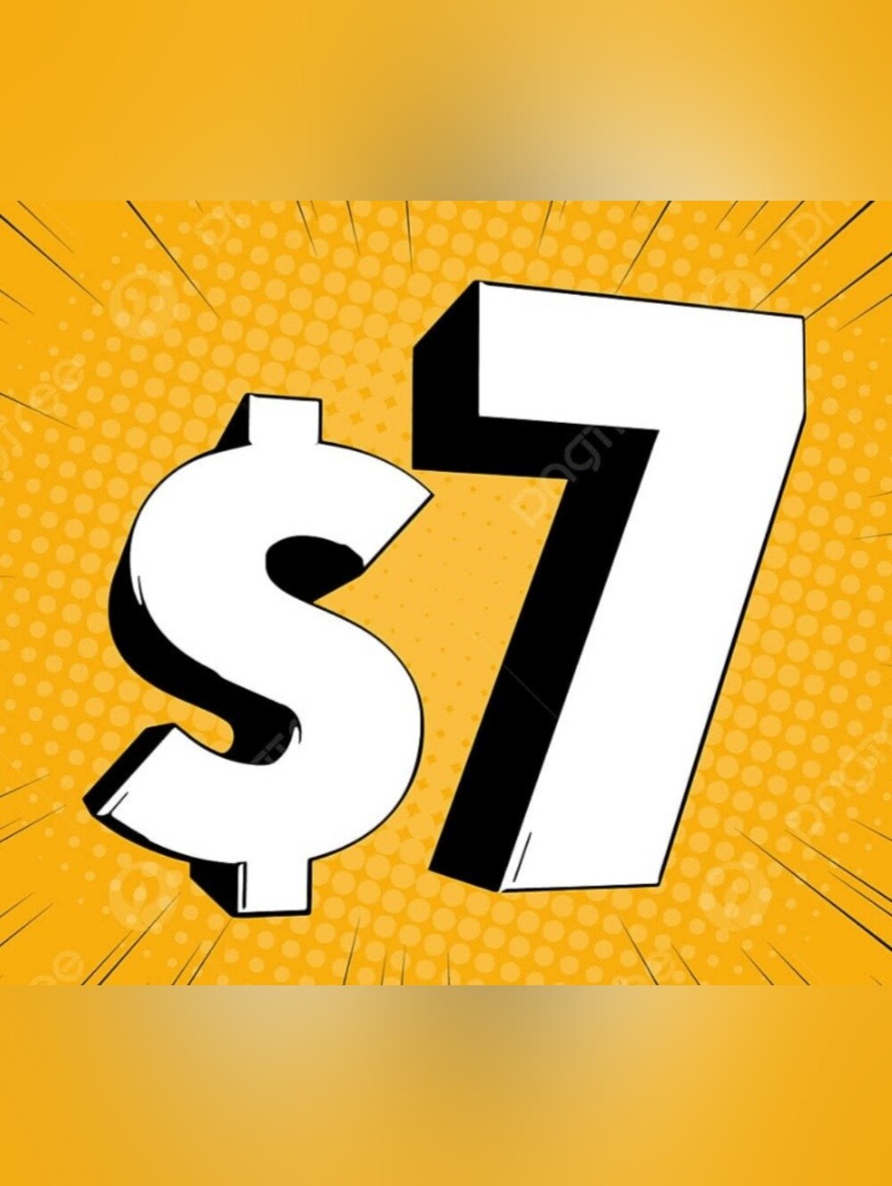 $7 items for posh live